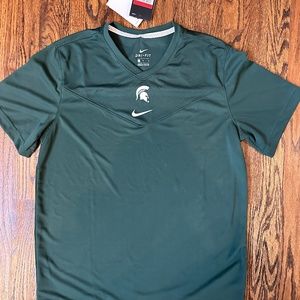 Michigan State Drifit Nike Shirt NWT